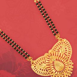 MEENAZ Gold-Plated Beaded Mangalsutra-17