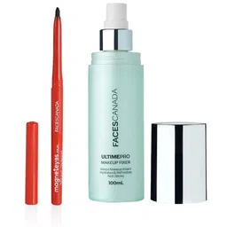 FACES CANADA Set of Ultime Pro Makeup Fixer & Magneteyes Kajal - Black 01-16