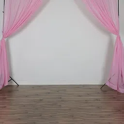Special You Pink 3 Pieces Tulle Sheer Curtain Backdrop For Birthday Decoration-26