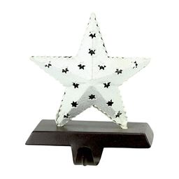 Hind Decor White Christmas Star Stocking Holder-image-45