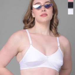Dollar Missy Pack Of 3 Full Coverage All Day Comfort Cotton Everyday Bras-18