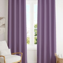 Parda Online Purple Black Out Long Door Curtain-image-43