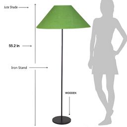 Devansh Green Frustum FloorLamps-12