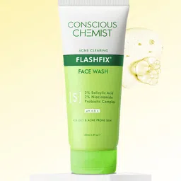 Conscious Chemist Salicylic Acid Face Wash With Glycolic Acid- 100 ml-picture-32
