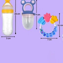 Joy Buzz Set Of 3 Baby Food Feeder Nibbler & Rattle Teether image 5