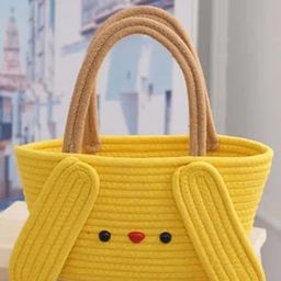 Bajo's Shopper Tote Bag with Cut Work-39