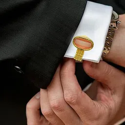 Curren Set Of 2 Stone Studded Cufflink-0