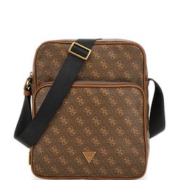 GUESS Men Brand Logo Printed Messenger Bag-5
