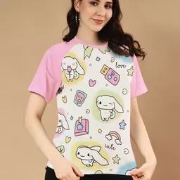 The Dry State Women Printed Pockets T-shirt-picture-3