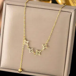 GOLDIWALA Gold-Plated Stainless Steel Chain Necklace-50