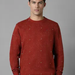 Louis Philippe Jeans Men Conversational Printed Pure Cotton Sweatshirt-picture-36