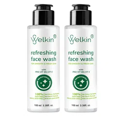 WELKIN Set Of 2 Refreshing Face Wash With Vitamin E - 100 ml Each image 2