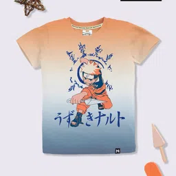 YK X Minute Mirth BoysOmbre Effect Naruto Printed T-shirt-picture-30