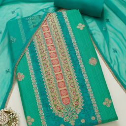 Soch Organza Unstitched Dress Material-image-39