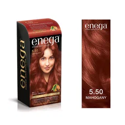Enega Set Of 2 Creme Hair Color With Argan Oil 150 ml Each - Mahogany 5.50 image 2
