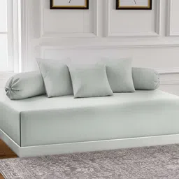 Arrabi 6-Pcs Green Diwan Set image 1