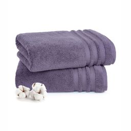 MYTRIDENT Purple 2 Pieces Cotton 600 GSM Bath Towels-image-34