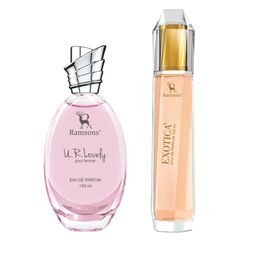 Ramsons Unisex U R Lovely & Exotica Set Of 2 Long Lasting Eau De Parfum - 100 ml Each-34