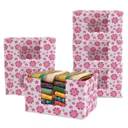 Kuber Industries Pink Set of 6 Regular Drawer Organiser Organisers-61