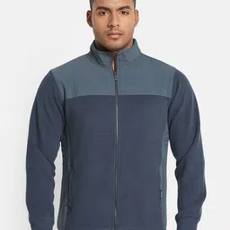 Octave Men Colourblocked Sweatshirt-image-37