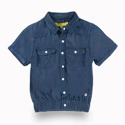 Gini and Jony Girls Shirt Collar Denim Shirt Style Top-image-67