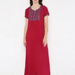 Sand Dune Printed Maxi Nightdress-image-96
