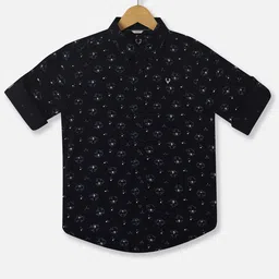 Allen Solly Junior Boys Spread Collar Cotton Slim Fit Casual Shirt-picture-21