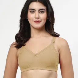 LILY Full Coverage Non Padded Non-Wired Back Closure Minimizer Bra image 4