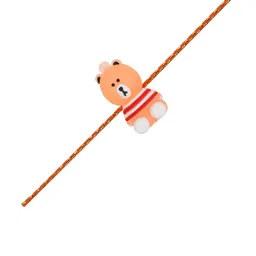 Arendelle Boys Peach-Colored Teddy  Rakhi-picture-1