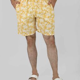 Blissence Men Printed Cotton Lounge Shorts-image-129