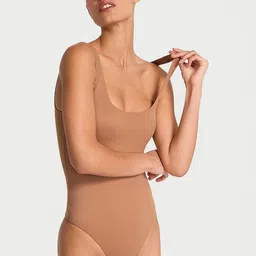 Victoria's Secret Feather Soft Square-Neck Bodysuit-image-89