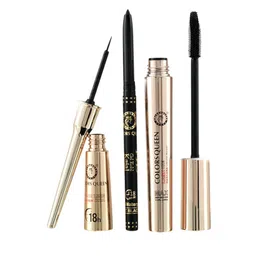 Colors Queen Intense Black Combo-Eyeliner- 24 g-Kajal & Mascara-3