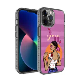 DailyObjects Purple & Orange Be You Tiful iPhone 12 Pro Max Stride 2.0 Case Cover-18