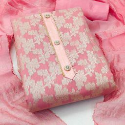 Maroosh Floral Woven Design Unstitched Dress Material-image-53