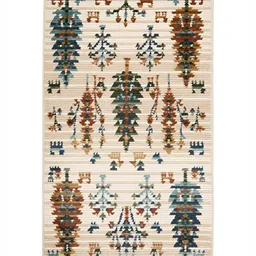 Sapana Carpet-Mats Beige Bohemian No Shredding Polyester Carpet image 2
