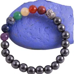 Divine souvenirs Unisex Artificial Beaded Elasticated Bracelets-26
