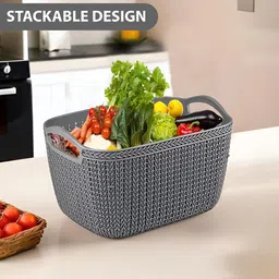 Aura Grey Set of 1 Regular Multi-Utility Organisers image 5