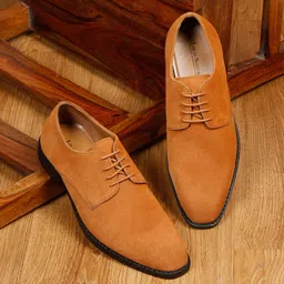LOUIS STITCH Men Suede Leather Lightweight Derbys-image-90