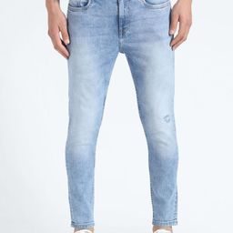 Flying Machine Men Skinny Fit Mildly Distressed Heavy Fade Stretchable Jeans-image-64