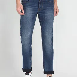 U.S. Polo Assn. Denim Co. Men Mid-Rise Tapered Fit Heavy Fade Stretchable Jeans-image-79