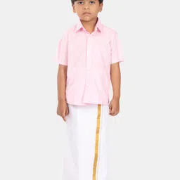 Sethukrishna Boys Pure Cotton Clothing Set-8