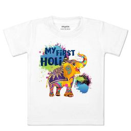 Arvesa Kids Typography Printed Applique T-shirt-image-13
