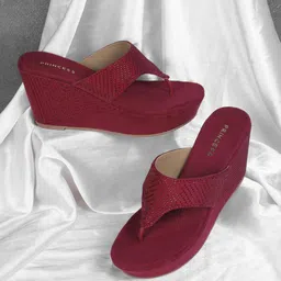 Metro Colourblocked Wedge Sandals with Bows-18
