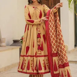 Wedani Women Floral Printed Kurta with Palazzo & Dupatta-picture-41