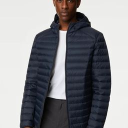 Marks & Spencer Striped Lightweight Longline Padded Jacket-image-32
