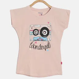DIXCY SCOTT Slimz Girls Graphic Printed Extended Sleeves Cotton Comfort Fit T-shirt-image-97