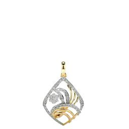 VALANOVA Women 14 Kt Yellow Gold Lab Grown Diamond Pendant-image-85