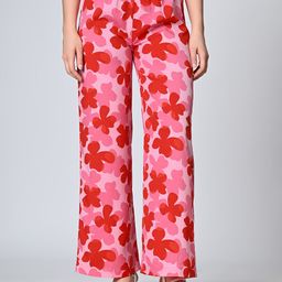 OTIRA Women Floral Printed Crepe Palazzos-image-18