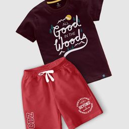 CODEZ Boys T-shirt with Shorts-13