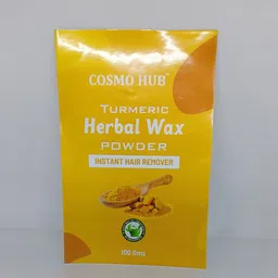 COSMO HUB Turmeric Herbal Wax Powder for Instant Hair Removal -100g-82